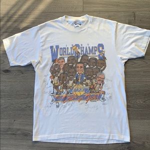 Vintage 1987 Lakers World Champs T Shirt (Size: L)
